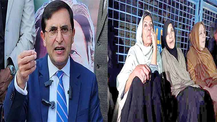 عمران خان سے ملاقات کیلئے جیل کے قریب بہنوں کا پھر دھرنا : سیاست میں اختلاف ہوسکتا ہے دشمنی نہیں، گوہر 