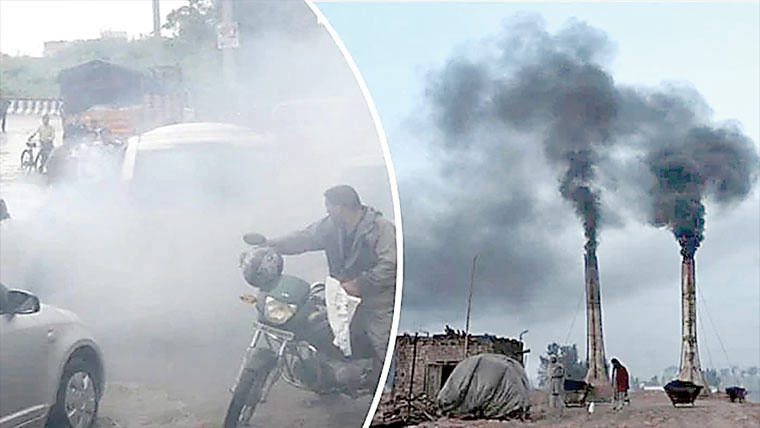 فضائی آلودگی،دھول کے باعث شہری وبائی امراض کا شکار