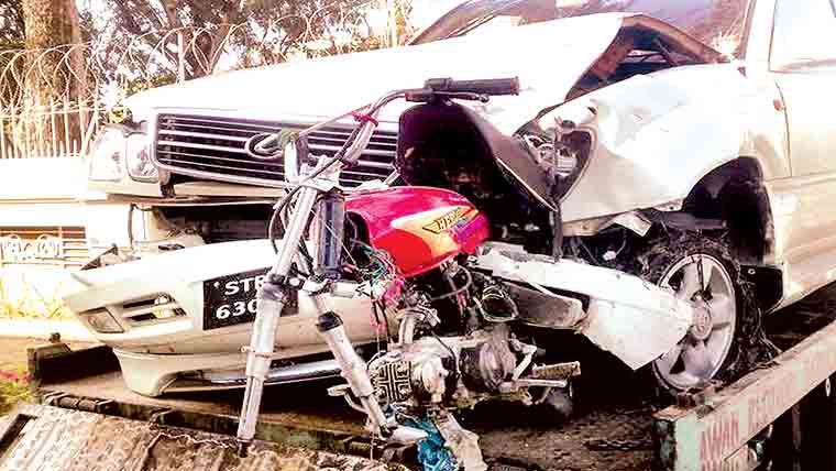 بائیک سوار جاں بحق 