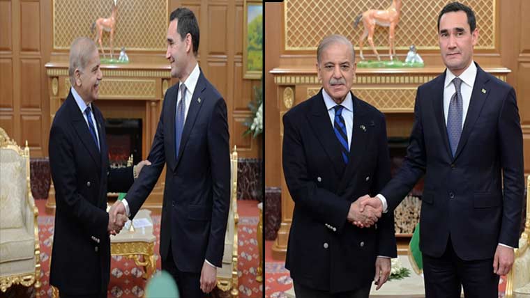 شہباز شریف کا دورہ ترکمانستان، صدربردی سے ملاقات