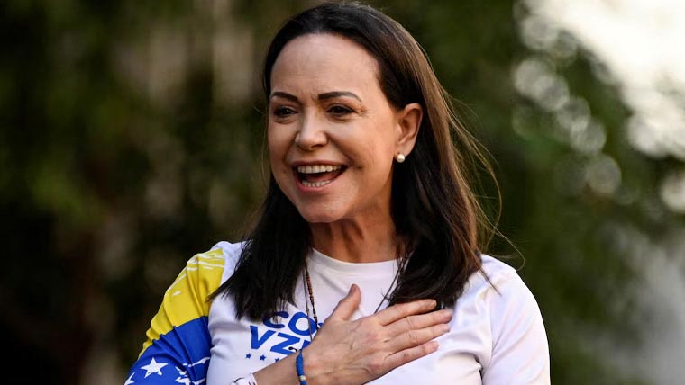  نوبل انعام یافتہ ماریہ ماچادو امریکی  مدد سے چھپ کر ناروے پہنچ گئیں