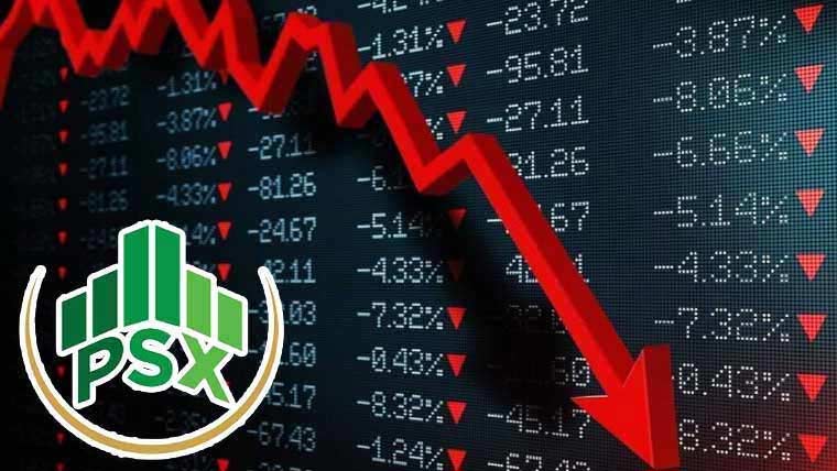 اسٹاک ایکسچینج،مندی، 53فیصد حصص کی قیمتیں گرگئیں 