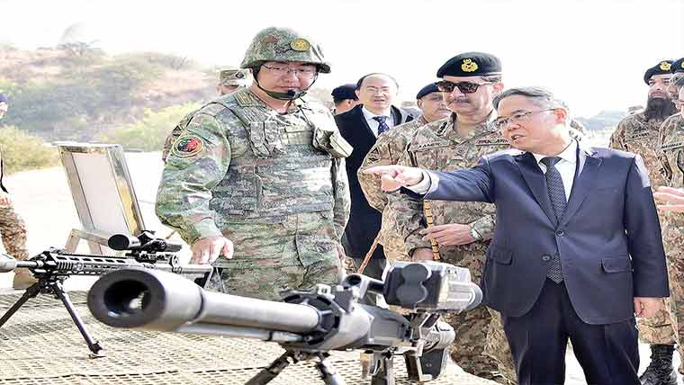  پاک چین مشترکہ انسدادِ دہشت گردی مشق ’’واریئر نائن‘‘جاری