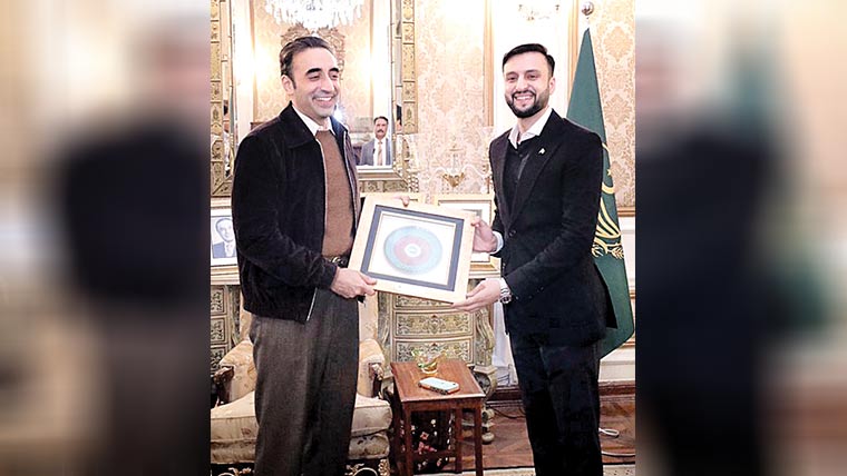 صدر یوایم ٹی ابراہیم حسن مراد کی  بلاول بھٹو زرداری سے ملاقات 