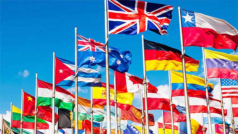 ایسا ملک جسکے پرچم میں سرخ، سفید یا نیلا رنگ نہیں 