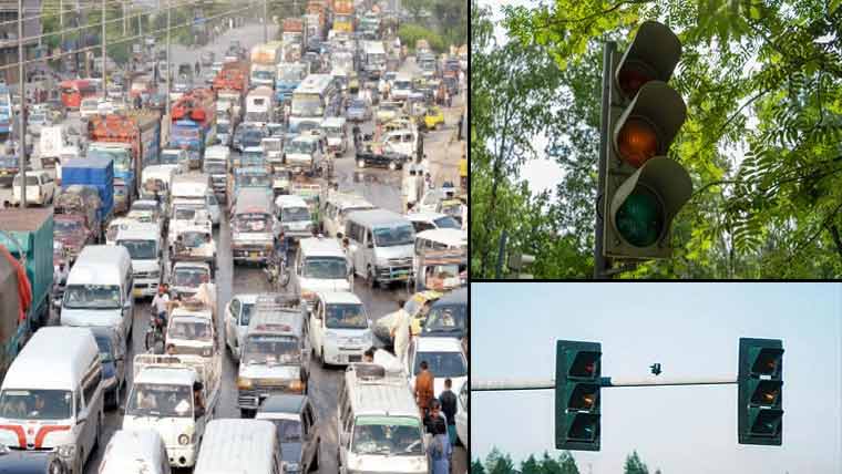 اندرون شہر سگنلز خراب مرمت بند گھنٹوں ٹریفک جام معمول شہریوں کا احتجاج