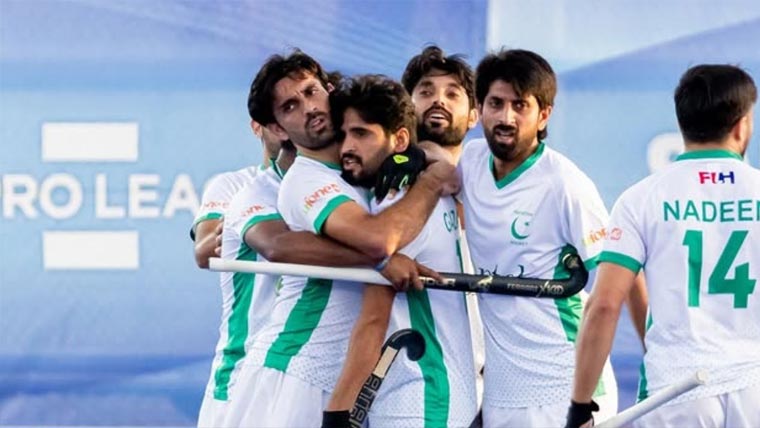 پرو لیگ میں پاکستان ہاکی ٹیم کو مسلسل تیسری شکست