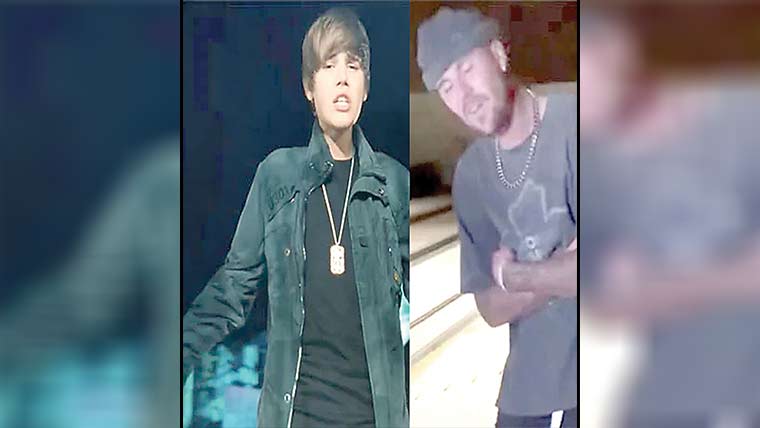 جسٹن بیبر 15سال بعد بے بی گانے کی شوٹنگ کے مقام پر پہنچ گئے