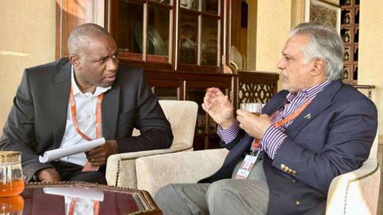  ڈار کی برطانوی نائب وزیر اعظم سے ملاقات، دوطرفہ تعلقات پر تبادلۂ خیال 