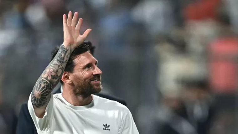 میسی کا دہلی دورہ ، ایک مصافحے کا ایک کروڑ وصول 