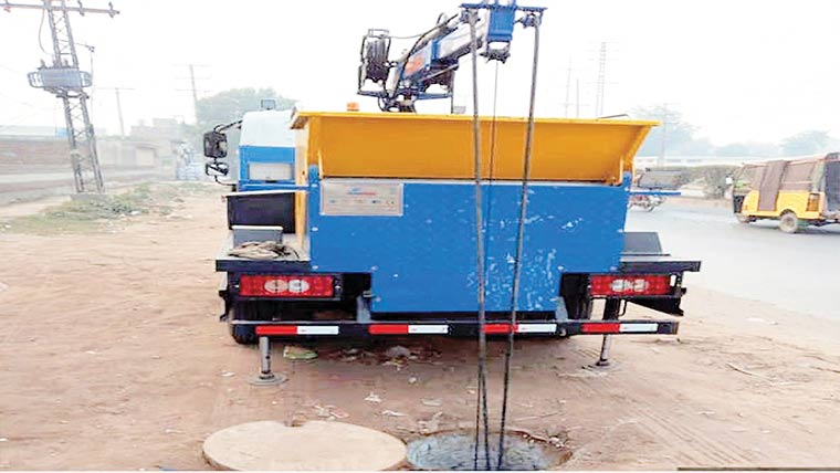 واسا کی جانب سے ڈیجیٹل مشینوں کیساتھ ڈیسلٹنگ جاری