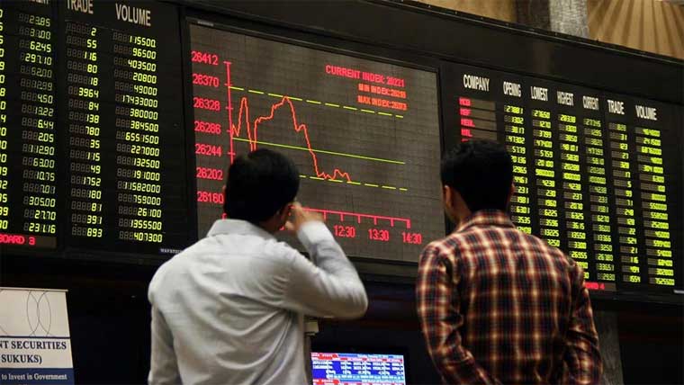 اسٹاک ایکسچینج:مندی، 60فیصد حصص کی قیمتیں گرگئیں