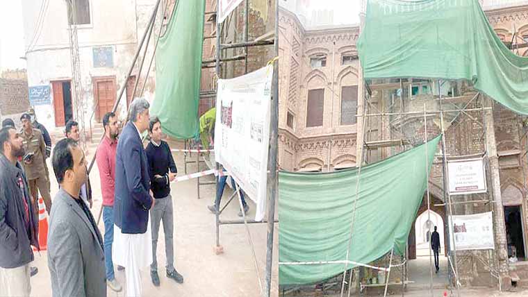 کمشنر کا تاریخی جامعہ مسجد، قدیم دروازوں کا تفصیلی دورہ