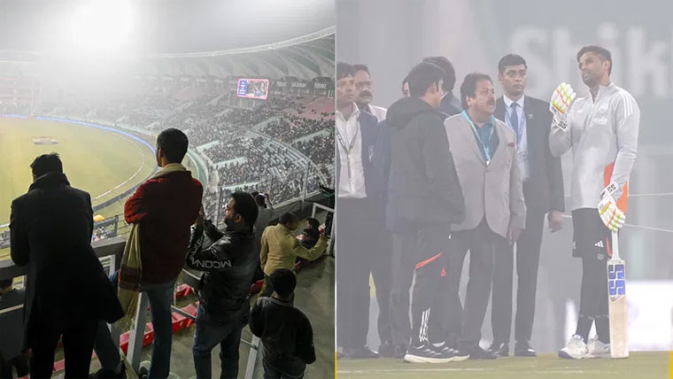 بھارت اور جنوبی افریقا کا چوتھا ٹی ٹونٹی  دھند اور سموگ کے باعث منسوخ 