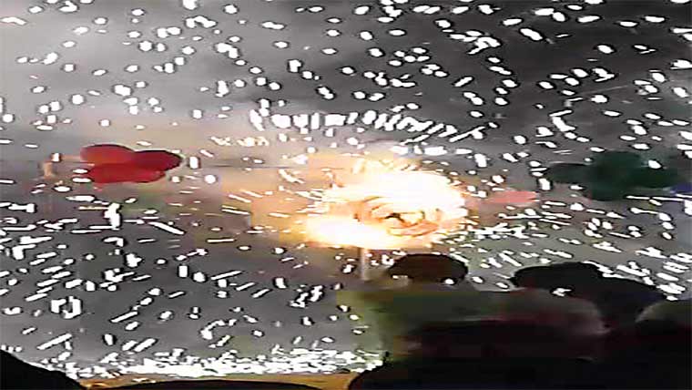 آتشبازی لے جانیوالے 2 افراد گرفتار