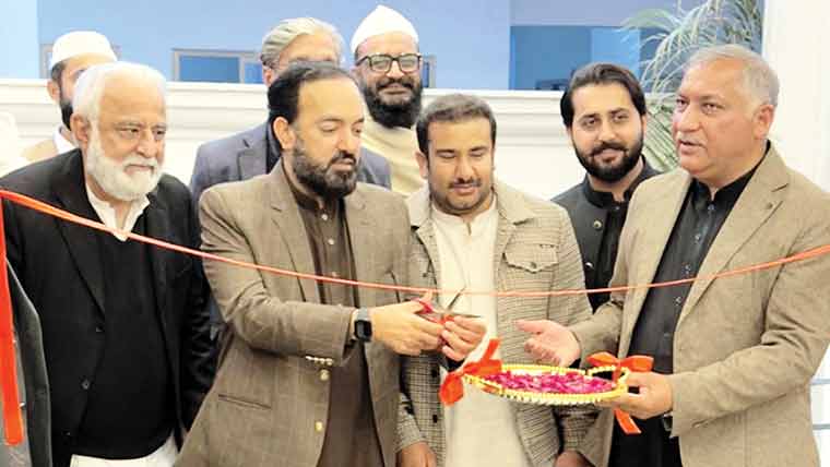 موضع احمد آباد میں نو تعمیر شدہ  مکان کی افتتاحی تقریب