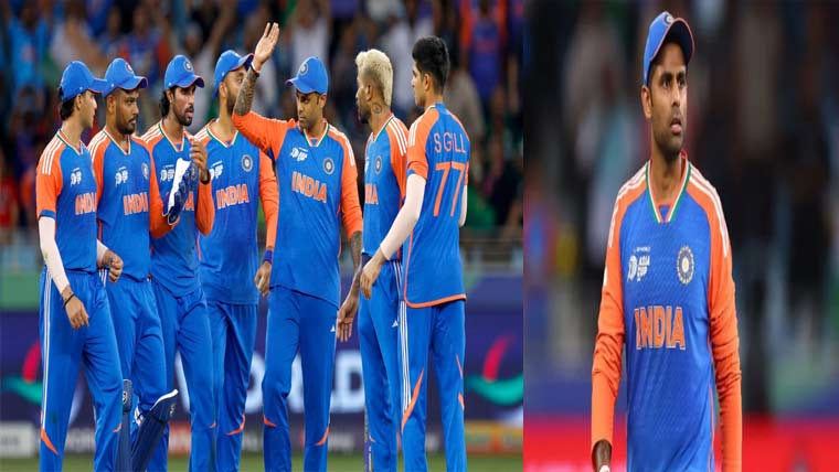 ٹی20ورلڈکپ:بھارتی ٹیم کا اعلان، سوریا کمارکپتان ہونگے 