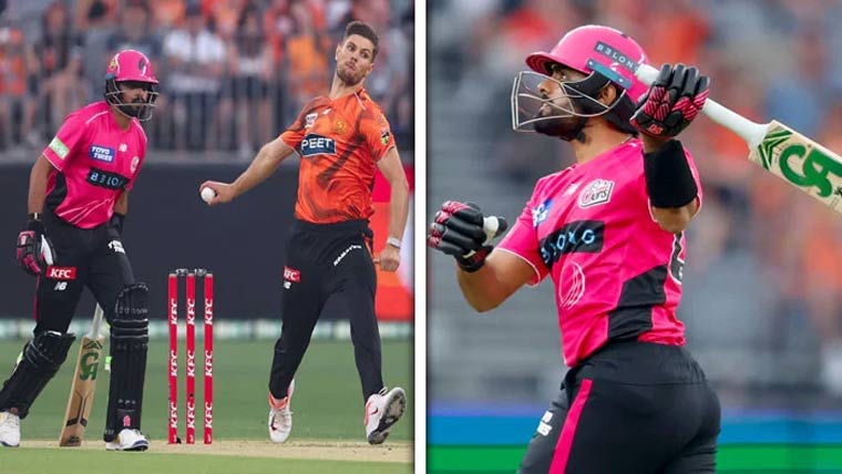 بگ بیش لیگ میں بابر اعظم کی شاندار  پرفارمنس ،پہلی نصف سنچری بناڈالی 