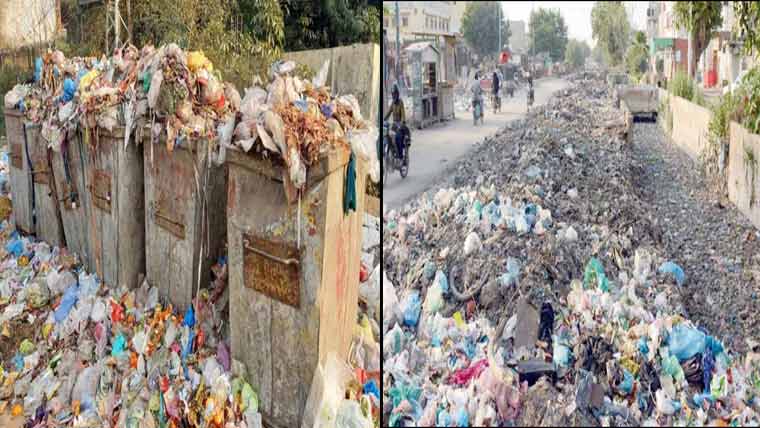 پھالیہ:جگہ جگہ کوڑے کے ڈھیر ،نالیاں بند ،عملہ غائب 