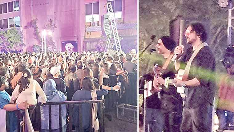 پاپ سنگر فیصل کپاڈیا کی کنسرٹ میں شاندار پرفارمنس