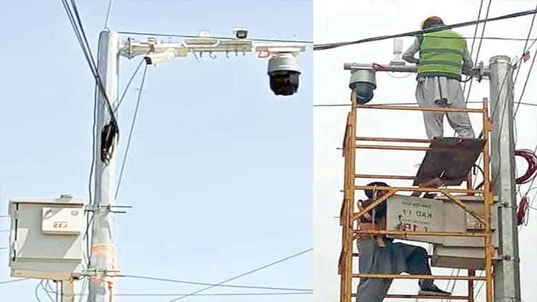  سیف سٹی منصوبے کے تحت  کیمروں کی تنصیب کاآغاز