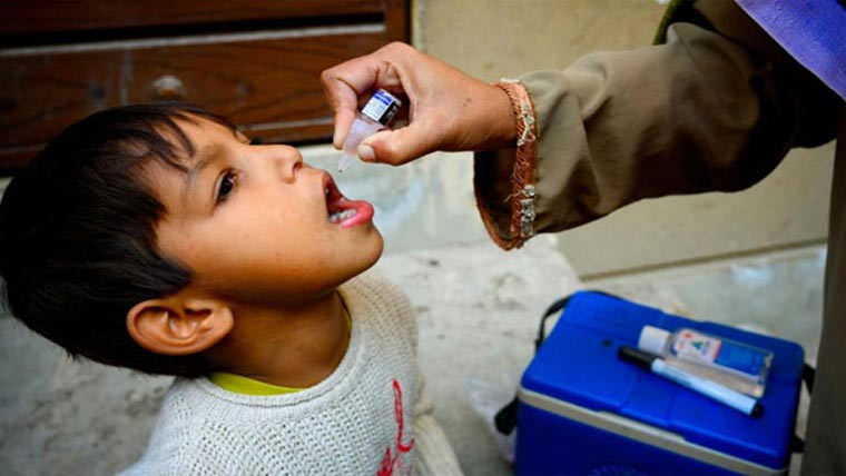  انسداد پولیو مہم ،6روز میں 4کروڑ  43 لاکھ بچوں کی ویکسی نیشن 