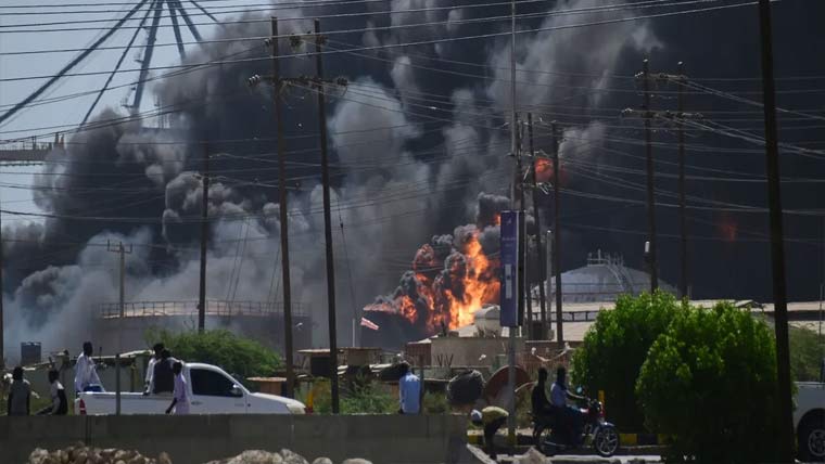  سوڈان :مصروف بازار میں  ڈرون حملہ، 10 افراد ہلاک