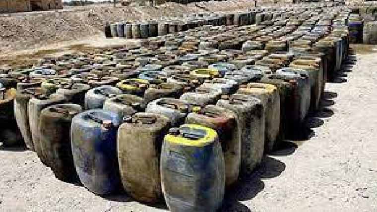 ایک کروڑ 65 لاکھ مالیت کا ایرانی اسمگل شدہ پٹرول اور ڈیزل ضبط 