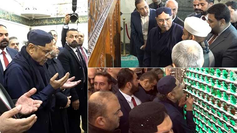  صدر کادورہ عراق ، زیاراتِ مقدسہ  پر حاضری،امت کیلئے دعائیں 