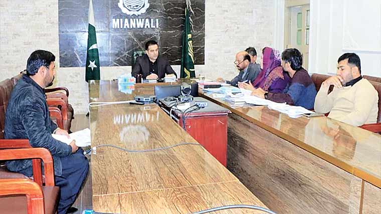 ڈپٹی کمشنر میانوالی کی زیر صدارت کوالٹی کنٹرول بورڈ کا اجلاس 