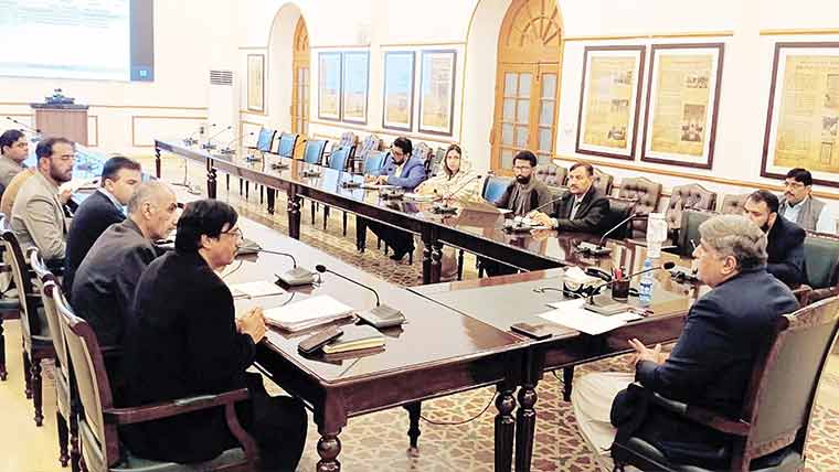  جہانزیب اعوان کی زیر صدارت اجلاس ، ترقیاتی سکیموں کا جائزہ