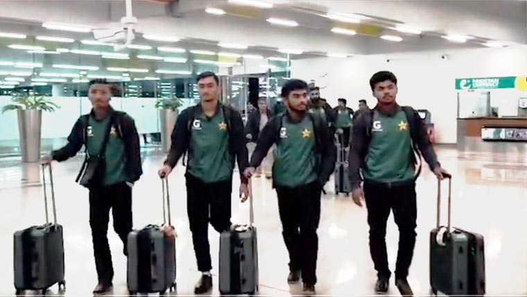 قومی انڈر ٹیم زمبابوے پہنچ گئی 