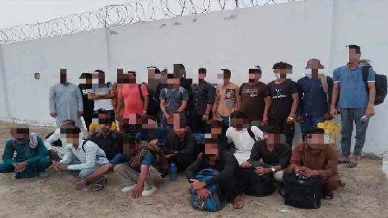  غیرقانونی ایران جانے اور  آنیوالے 123 افراد گرفتار