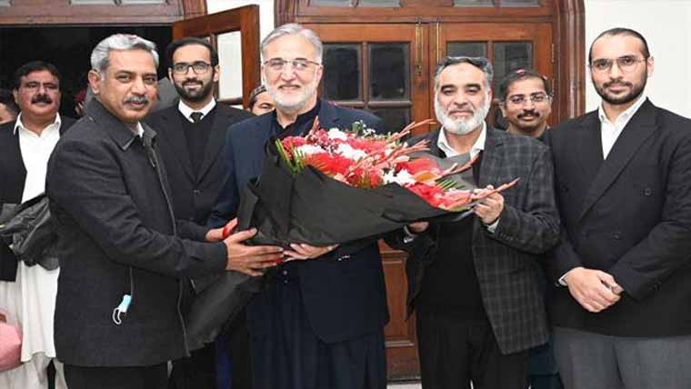 چیئرمین نیب کی ایڈووکیٹ  جنرل پنجاب سے ملاقات  ناجائز قبضوں پر تفصیلی تبادلہ خیال 