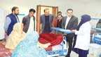  ڈی سی میانوالی کا ڈی ایچ کیو ہسپتال کا دورہ،حاضری چیک 