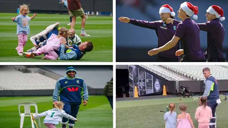 کرسمس ڈے کے رنگ میلبرن کرکٹ گراؤنڈ میں بھی بکھر گئے