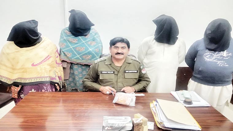 واں بھچراں: فحاشی کے اڈے  پر پولیس کارروائی، 4 گرفتار