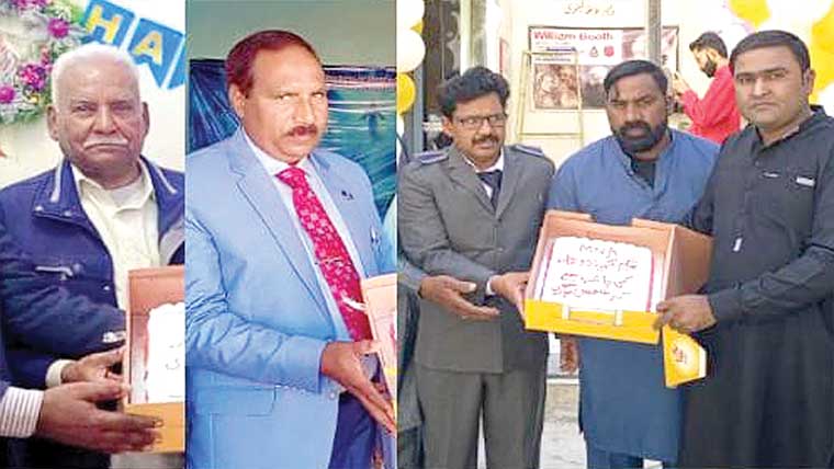  تہمینہ دولتانہ کی جانب سے مسیحی  بھائیوں کیلئے کیک بھجوائے گئے 