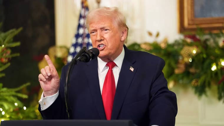 امریکا کو تباہ کرنے میں ناکام  بائیں بازو کے انتہا پسندوں  کو بھی کرسمس مبارک، ٹرمپ 