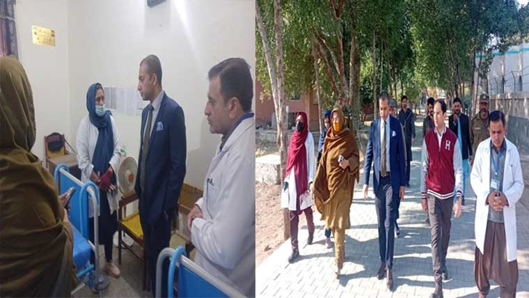 ڈپٹی کمشنر خوشاب کا ڈی ایچ کیو ہسپتال جوہرآباد کا اچانک دورہ