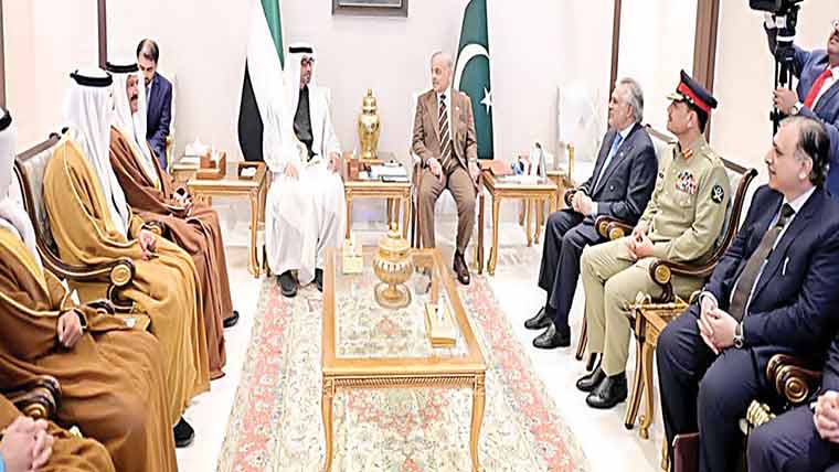 صدر  متحدہ  عرب  امارات  کا  دورہ  پاکستان ،تجارت  بڑھانے  پر  اتفاق