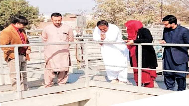  واسا کوئٹہ کے وفد کا دورہ فیصل آباد، سیوریج سسٹم کا جائزہ 