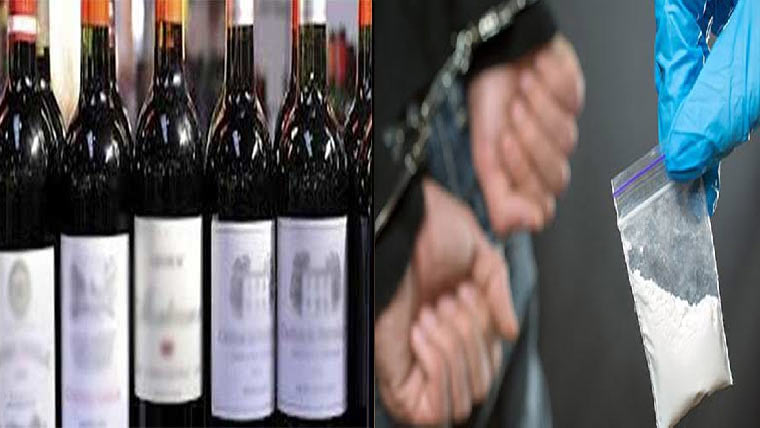 25شراب فروش، سپلائرز  گرفتار، منشیات برآمد 