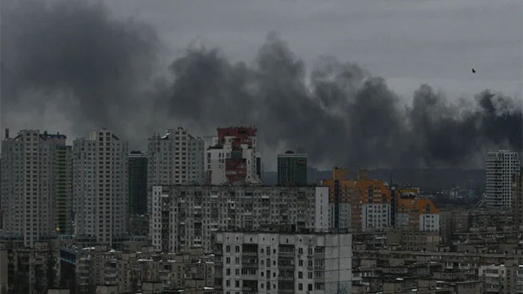 روس کا یوکرین پر 500 ڈرونز  40میزائلوں سے حملہ