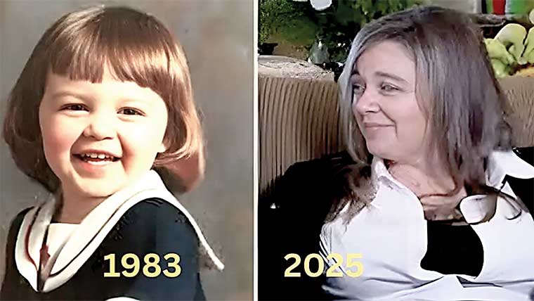 بچپن میں لاپتا ہونے والی بچی 42 سال بعد بازیاب