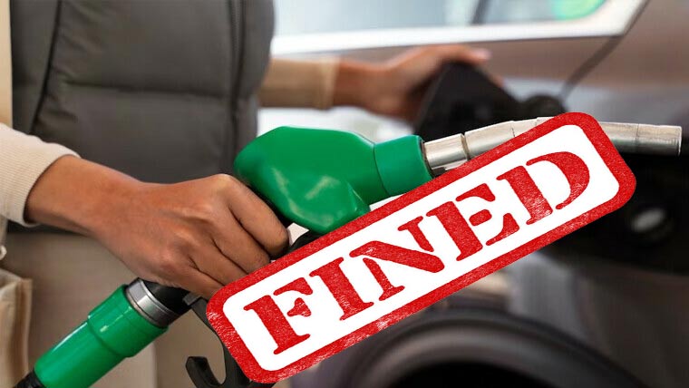  کوٹ اسحاق پٹرول پمپ پر صفائی  کی ناقص صورتحال پر جرمانہ 