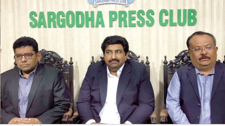 سرگودھا پریس کلب کے زیر اہتمام  قائد اعظم سپورٹس گالا خوش  آئند ہے ،عامر سلطان چیمہ