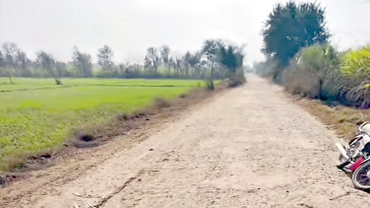  ہندواں سے کیلا جاگیر تک سڑک تعمیر نہ ہونے پر احتجاج کی دھمکی 