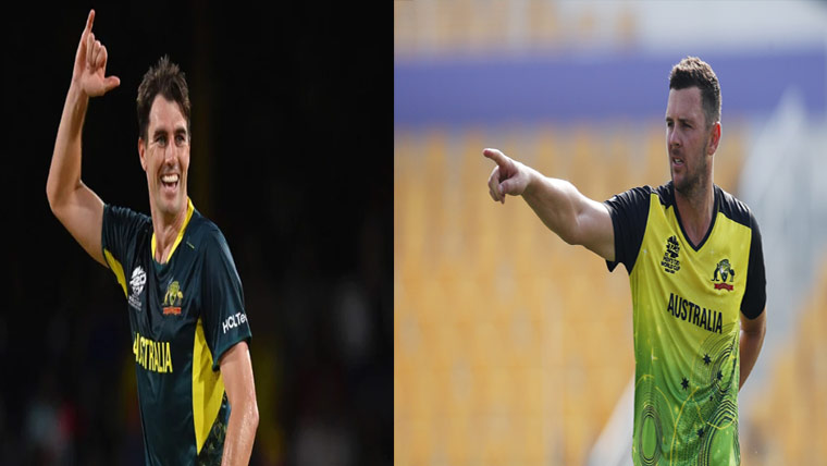 پیٹ کمنز،ہیزل ووڈ کو ٹی ٹونٹی ورلڈ  کپ سکواڈ میں شامل کرنیکا امکان