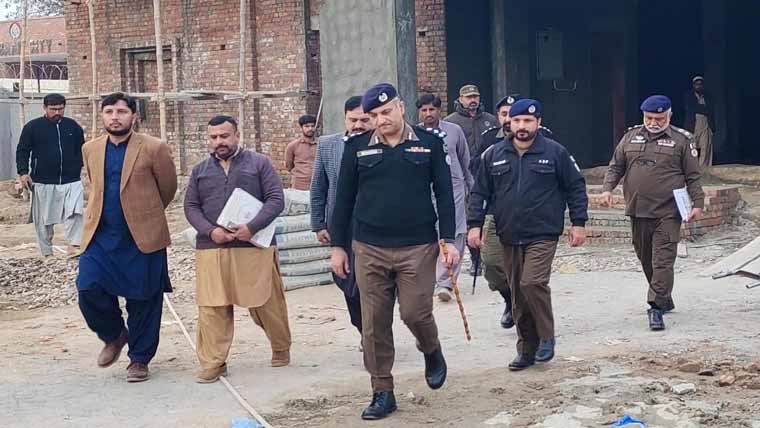 آر پی او کا ایس ڈی پی او آفس سٹی  اور زیرِ تعمیر تھانہ اربن ایریا کا دورہ 